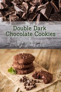Double Dark Chocolate Cookies