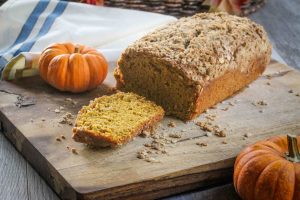 Divinely pumpkin-y & subtly sweet, this spiced pumpkin bread calls for little more than a pat butter and a cozy blanket with a fire on a crisp morning!