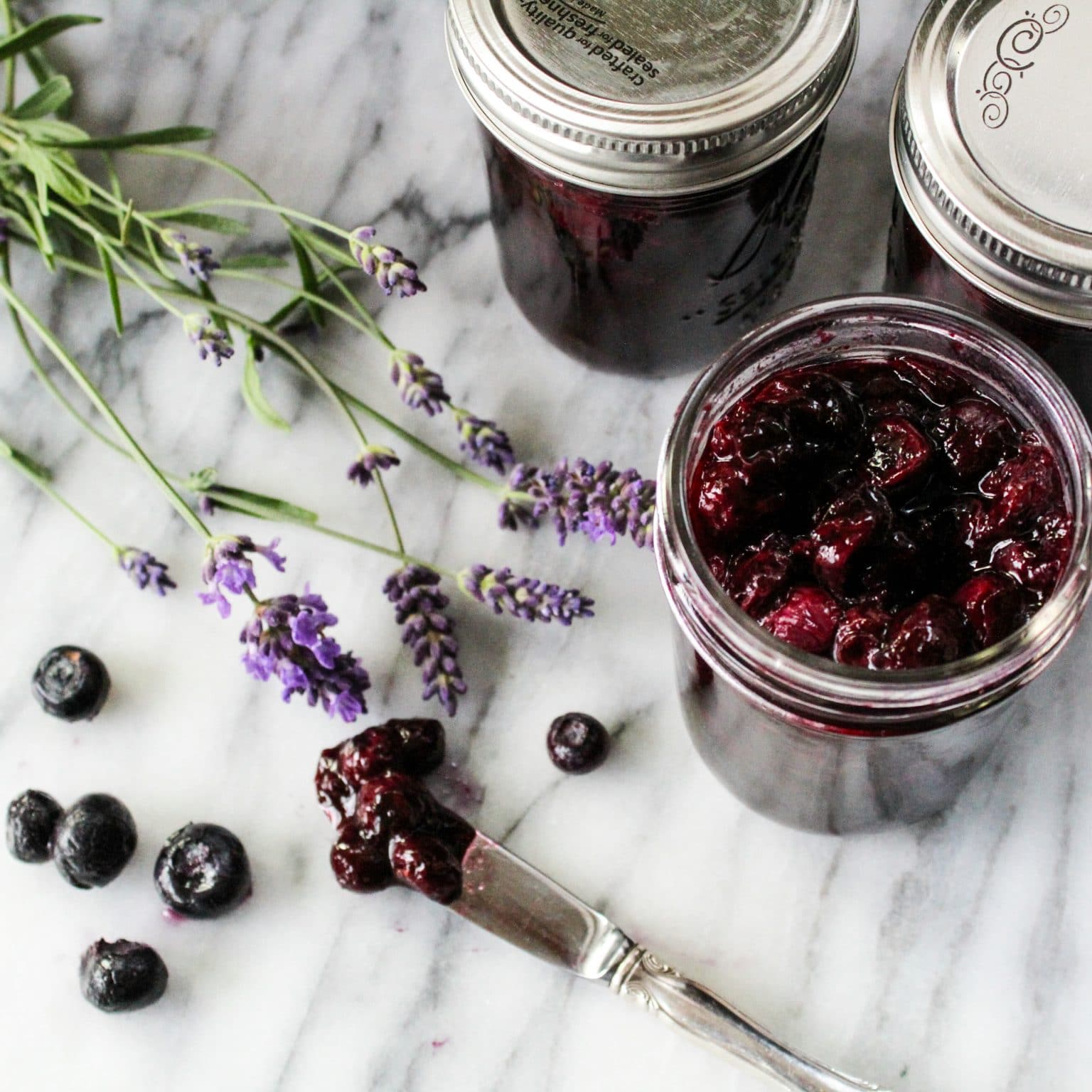 Fruit & Flowers Blueberry Lavender Jam Nitty Gritty Life