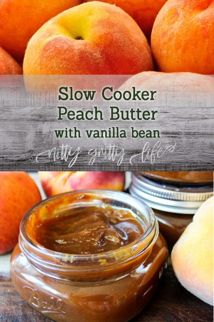 Slow Cooker Peach Butter