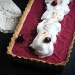 cranberry curd tart